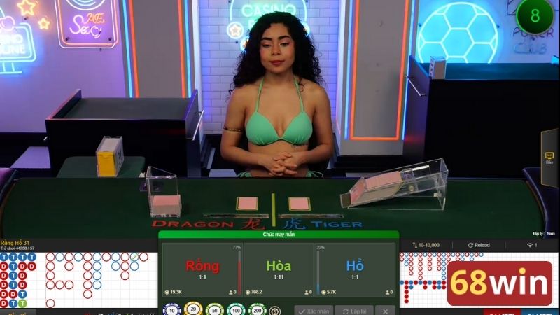 Bạn lựa chọn đặt cược cho game bài rồng hổ thú vị