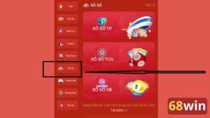 Bạn lựa chọn mục lô đề trên giao diện để cá cược