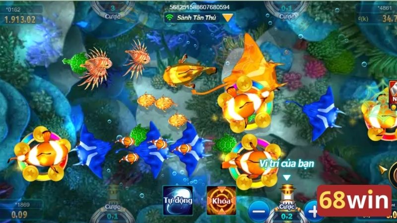 Giao diện bắn cá được tối ưu triệt để